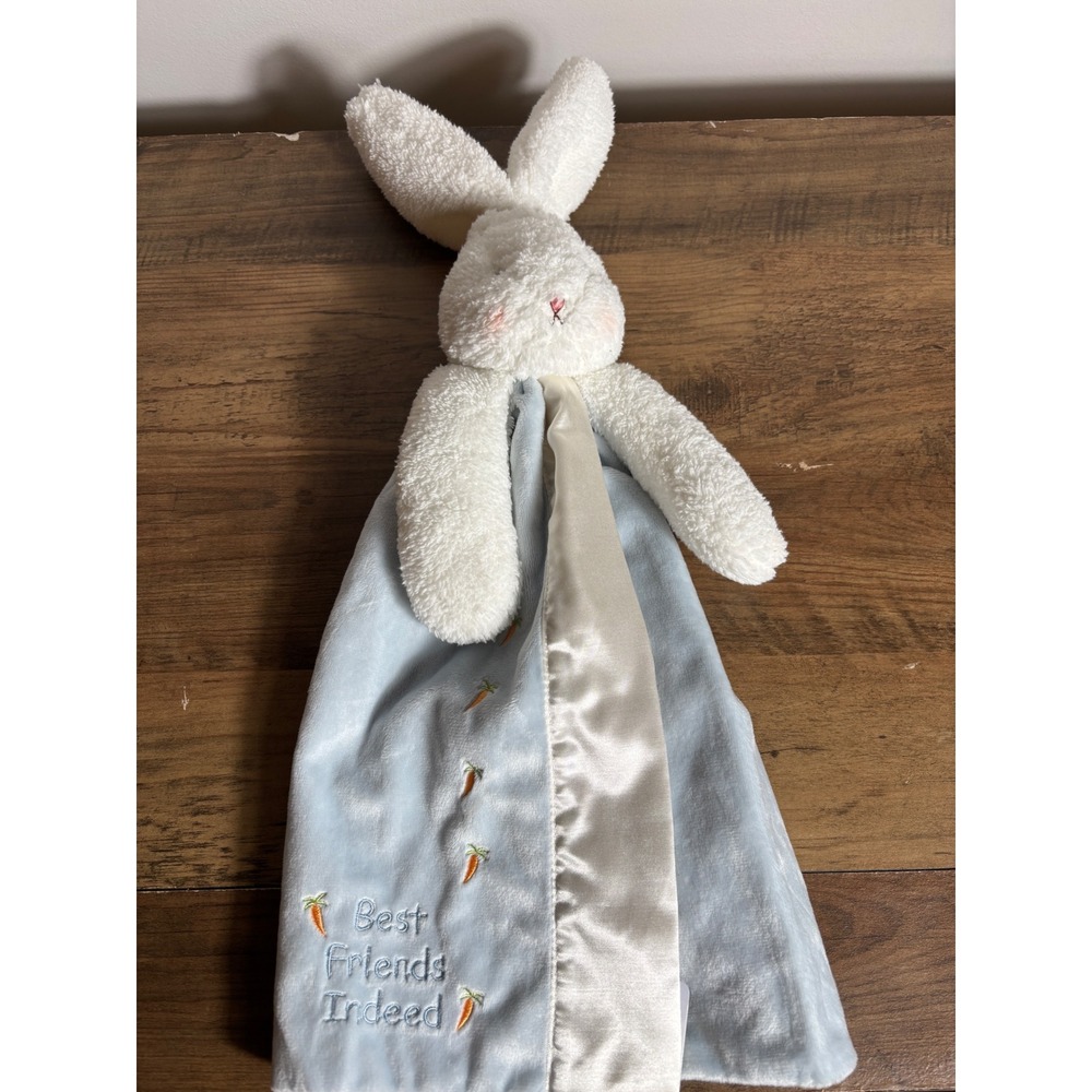Bunnies By The Bay Bud Bunny Buddy Blanket Blue Best Friends Indeed Lovie NWT